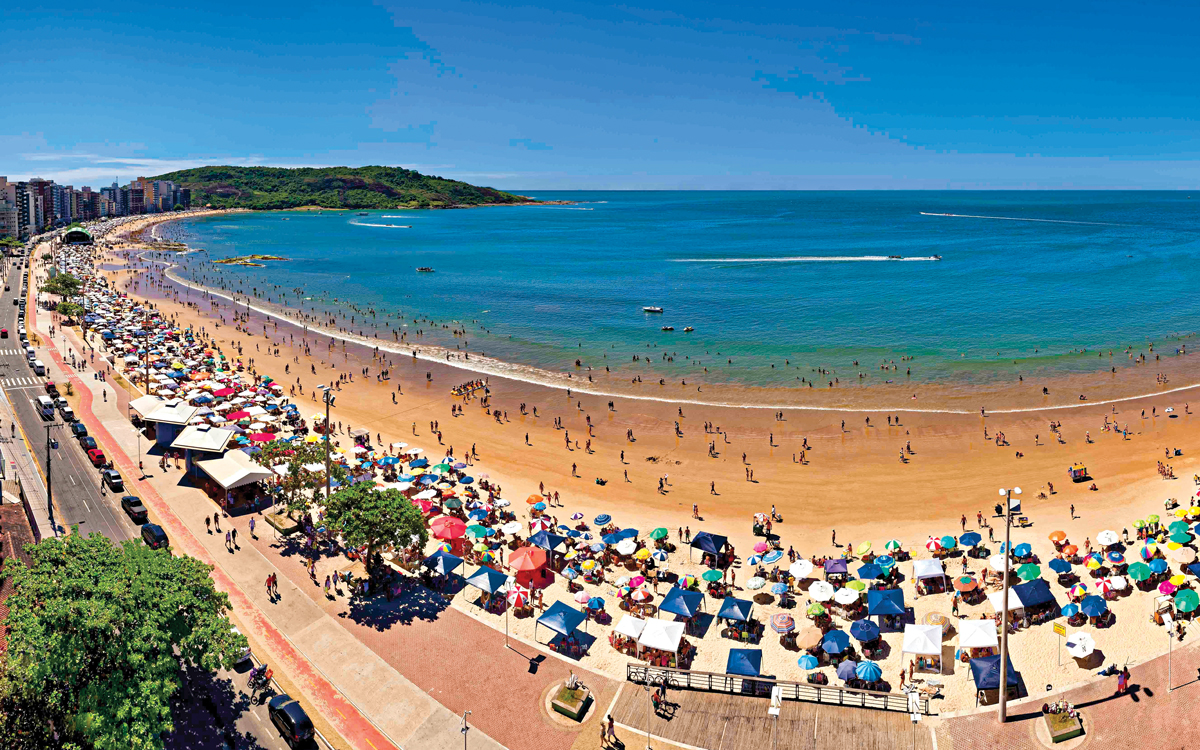Praia do Morro, em Guarapari, Espírito Santo