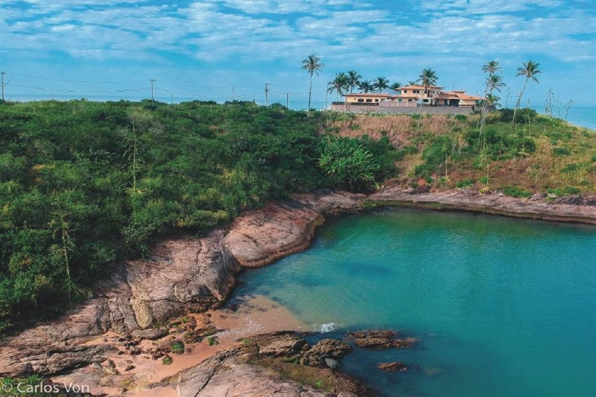 Praia do Urubu, em Guarapari, Espírito Santo