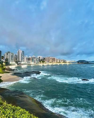 Praia do Ipiranga, em Guarapari, Espírito Santo