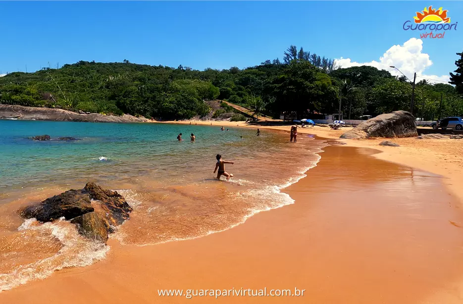 Praia do Una, em Guarapari, Espírito Santo