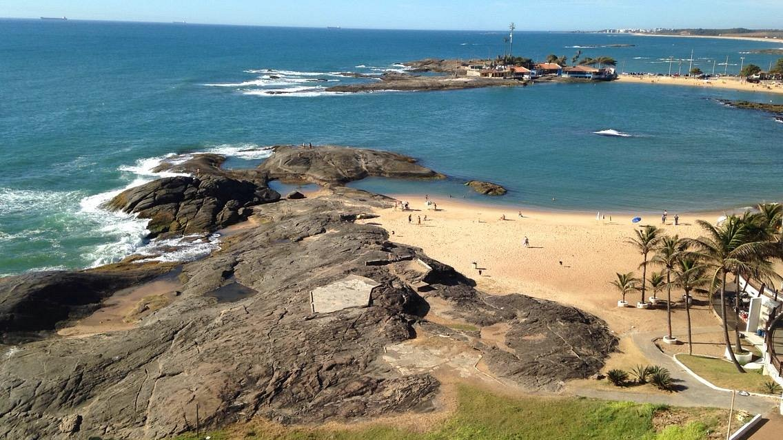 Praia dos Namorados, em Guarapari, Espírito Santo