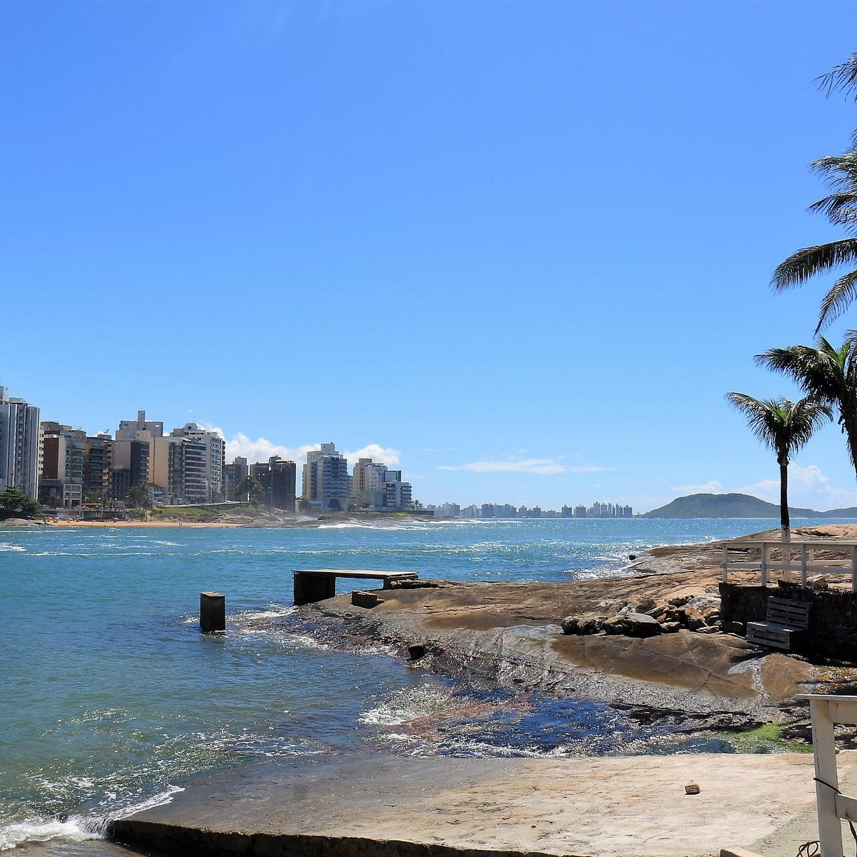 Praia do Meio, em Guarapari, Espírito Santo